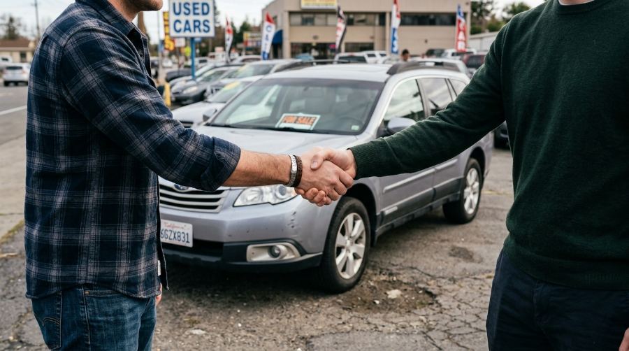 We buy vehicles
