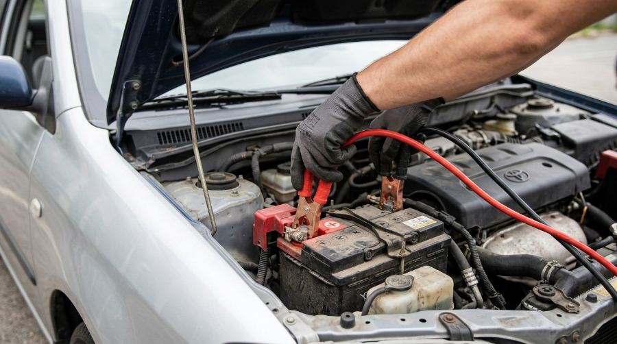 Motor- en batterijpech